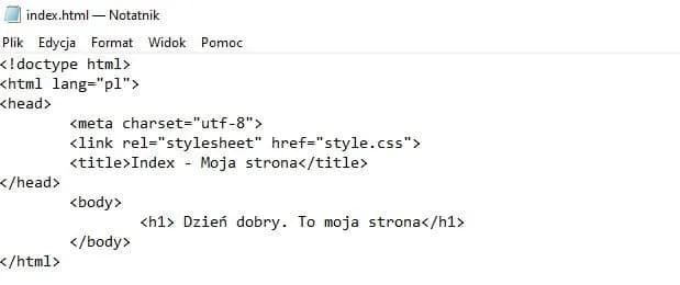 Szybkie tworzenie strony internetowej HTML - krok po kroku